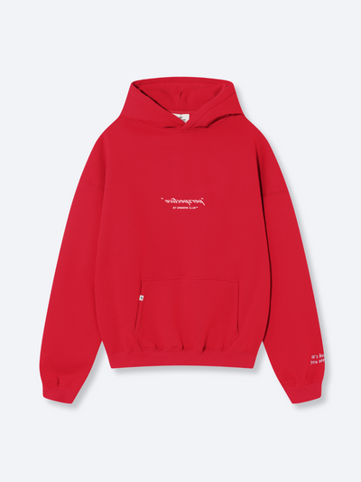 PERSPECTIVE HOODIE - RED