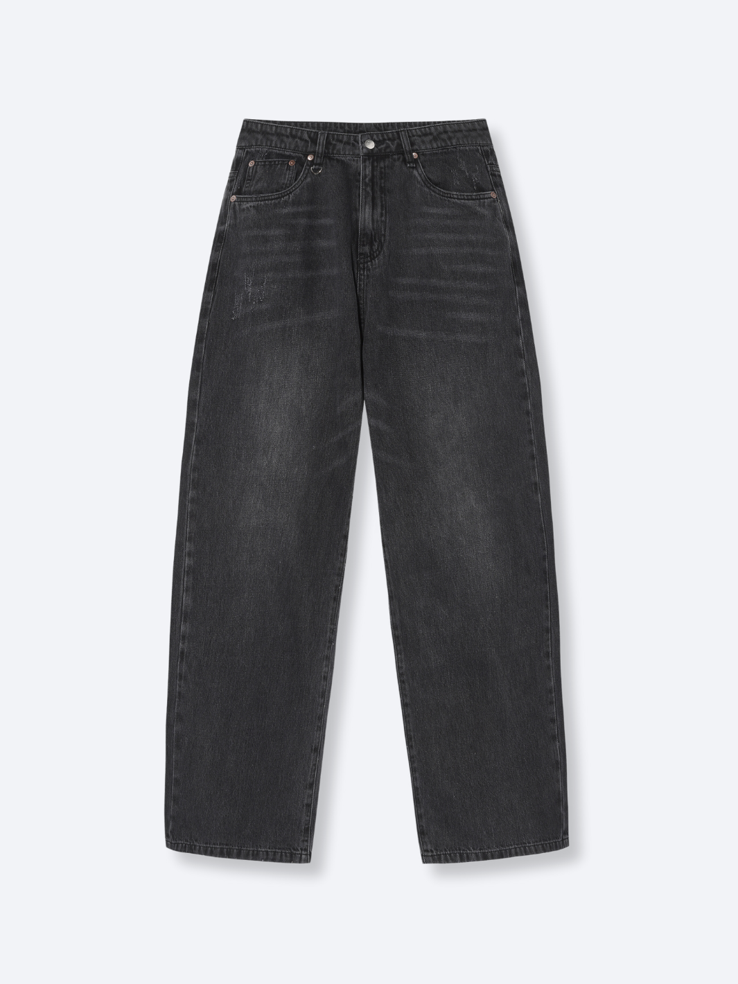 LOOSE FIT JEANS - WASHED BLACK