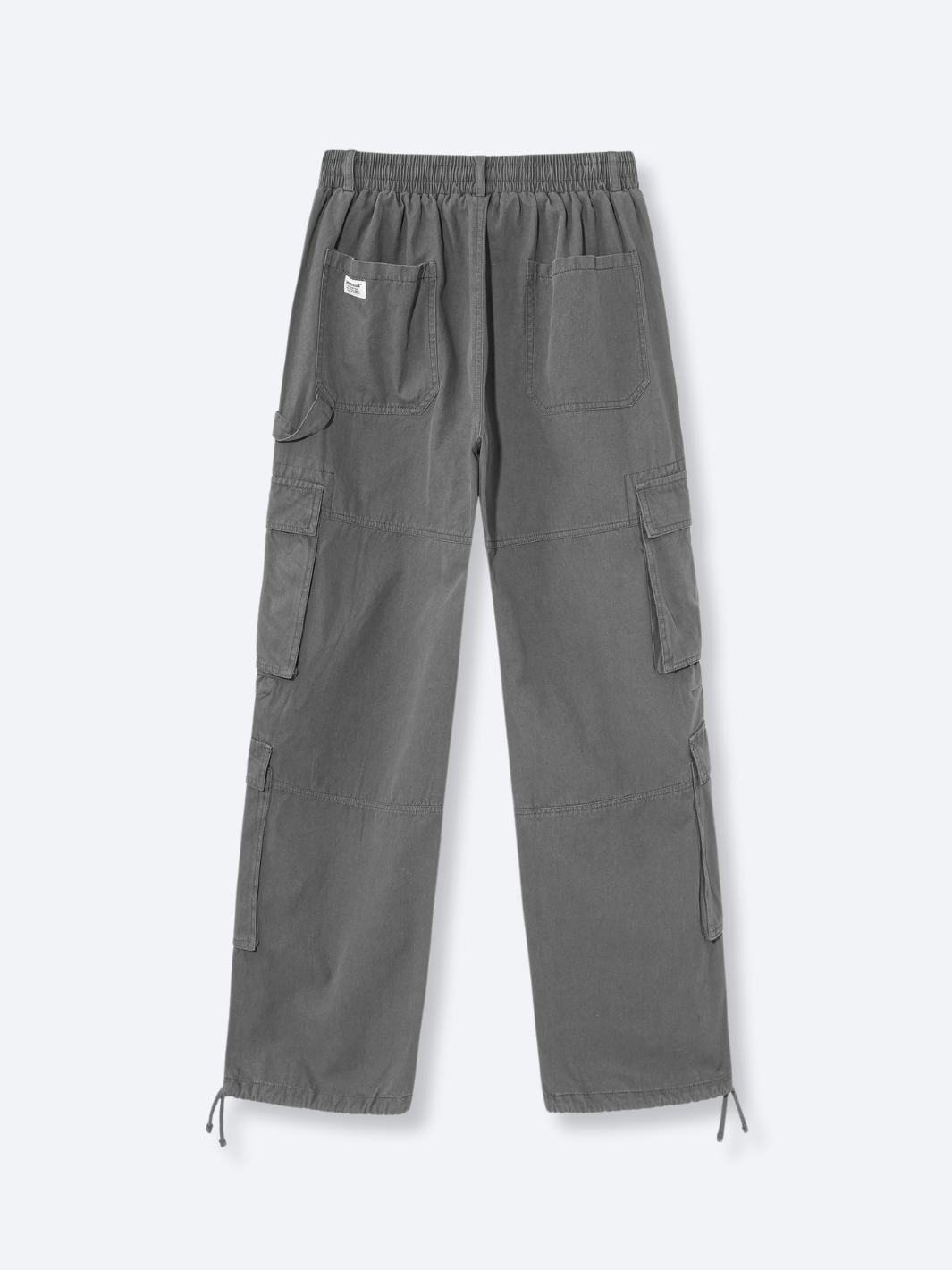 WASHED CARGO PANTS - GREY