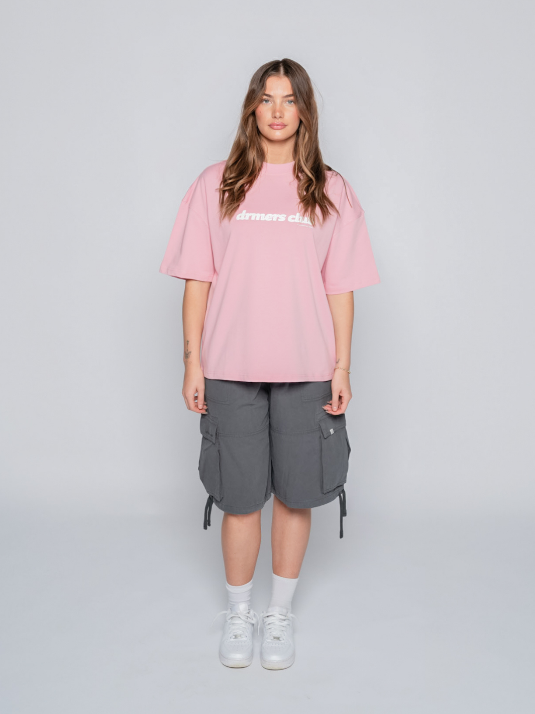 TEXT LOGO TEE - PINK