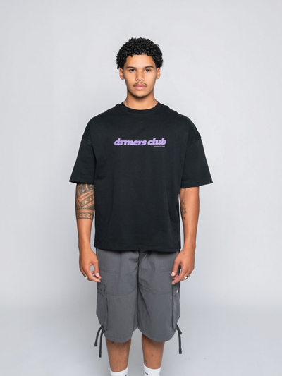 TEXT LOGO TEE - BLACK