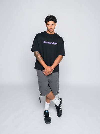 TEXT LOGO TEE - BLACK