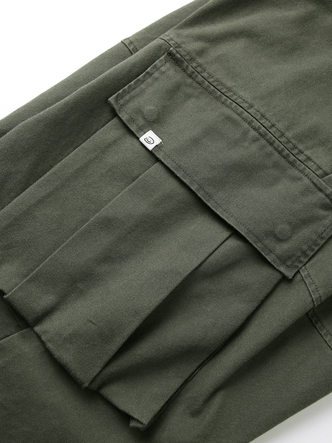 BAGGY CARGO PANTS - ARMY GREEN