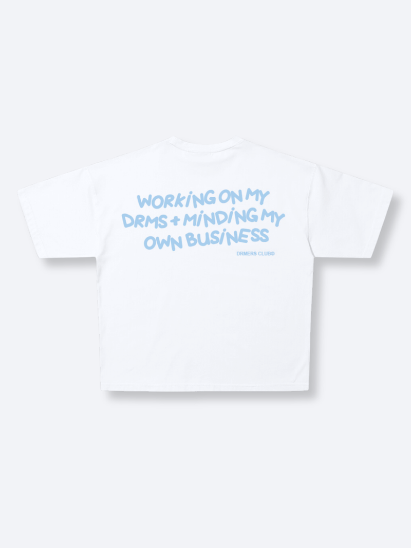 WORKING ON MY DRMS TEE - WHITE