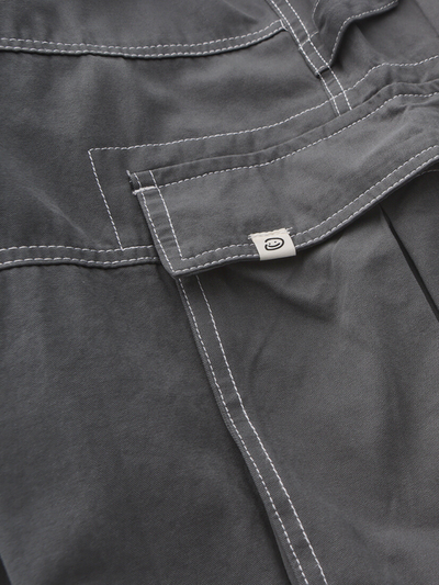 WASHED CARGO PANTS - CONTRAST GREY