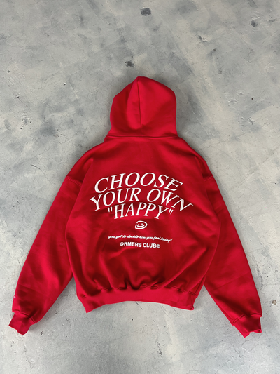 PERSPECTIVE HOODIE - RED