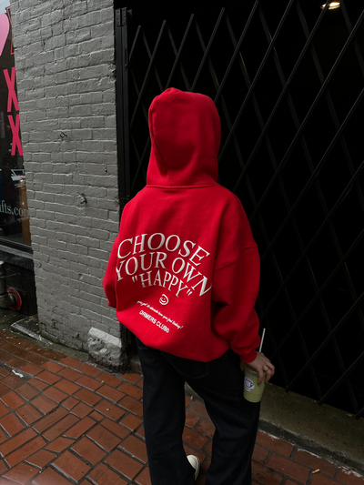 PERSPECTIVE HOODIE - RED