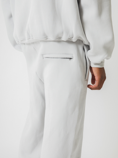 SIGNATURE BASIC STRAIGHT LEG SWEATPANTS - LIGHT GREY