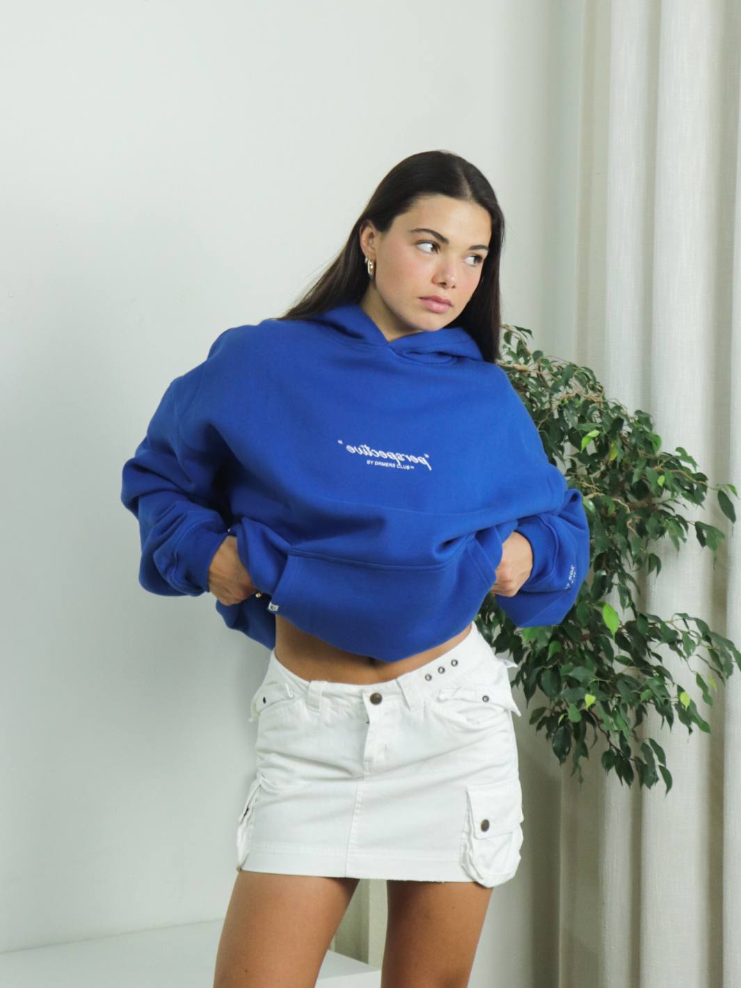 PERSPECTIVE HOODIE - COBALT BLUE