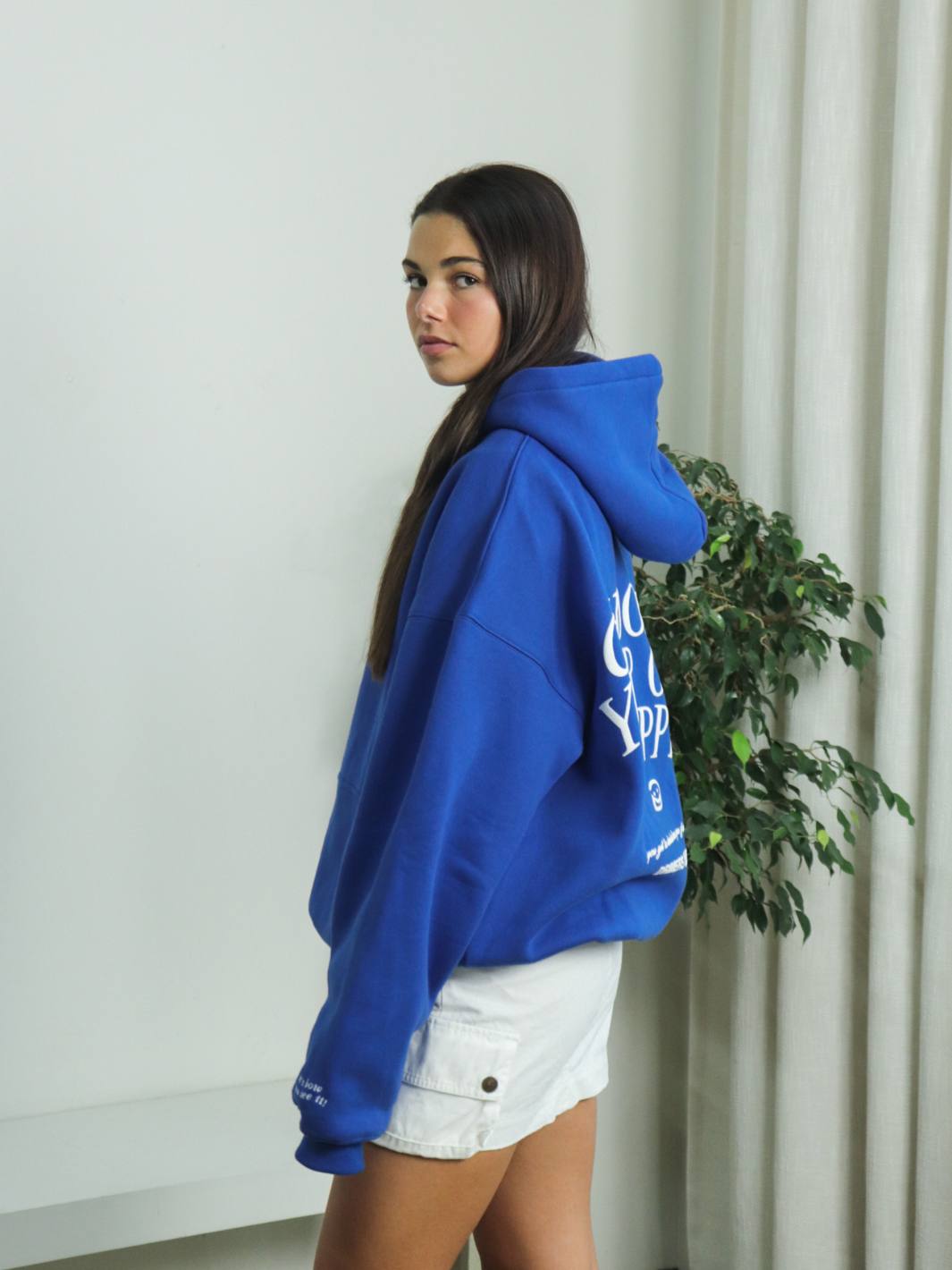 PERSPECTIVE HOODIE - COBALT BLUE