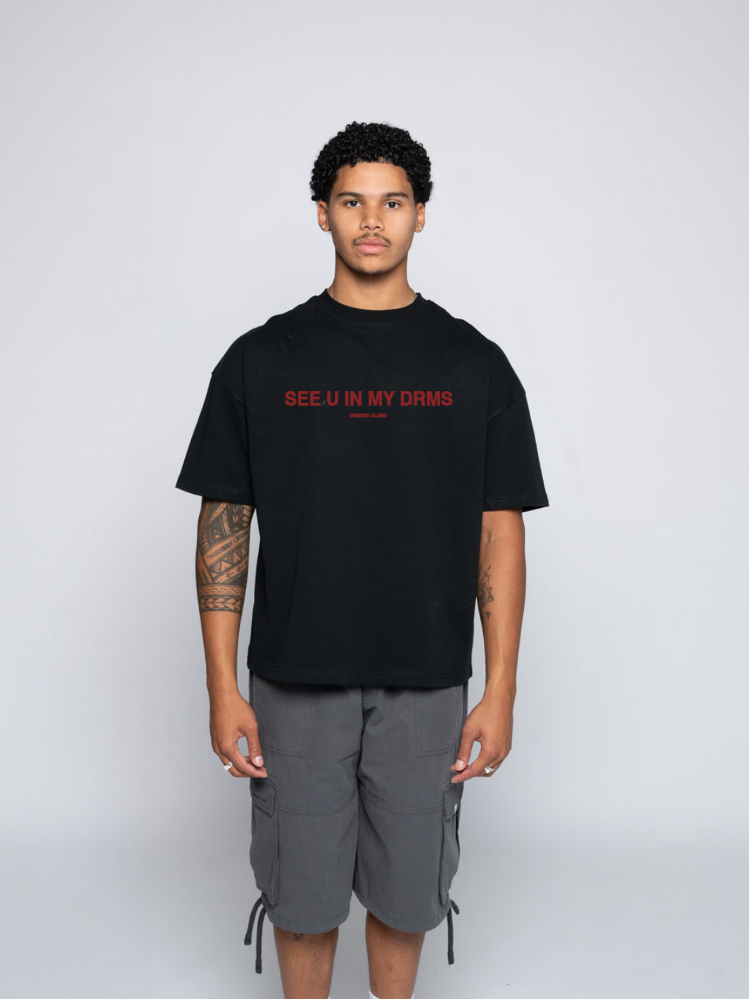 SEE U IN MY DRMS TEE - BLACK