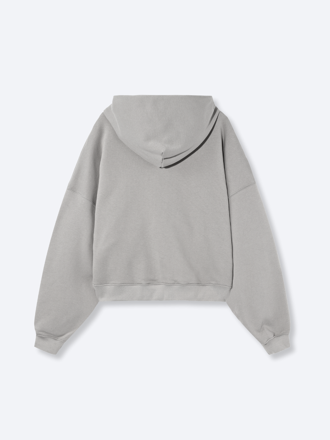 ESSENTIAL BOXY DOUBLE ZIP - GREY