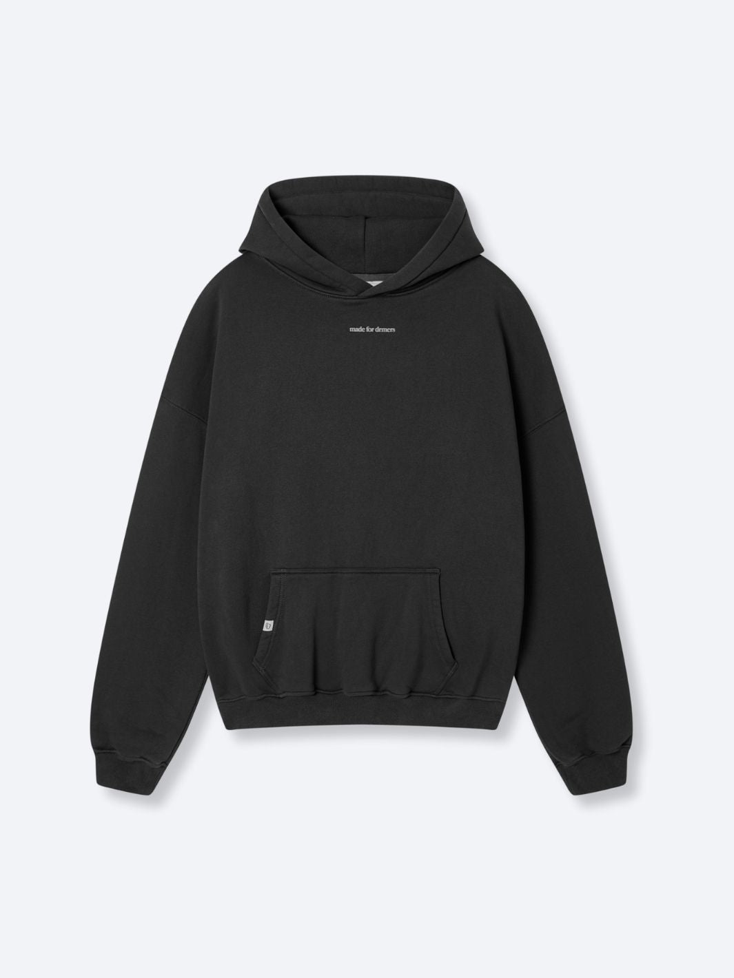 SMILEY LOGO HOODIE - FADED BLACK