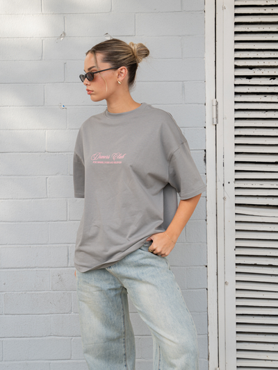 TWO CENTS TEE - DARK GREY