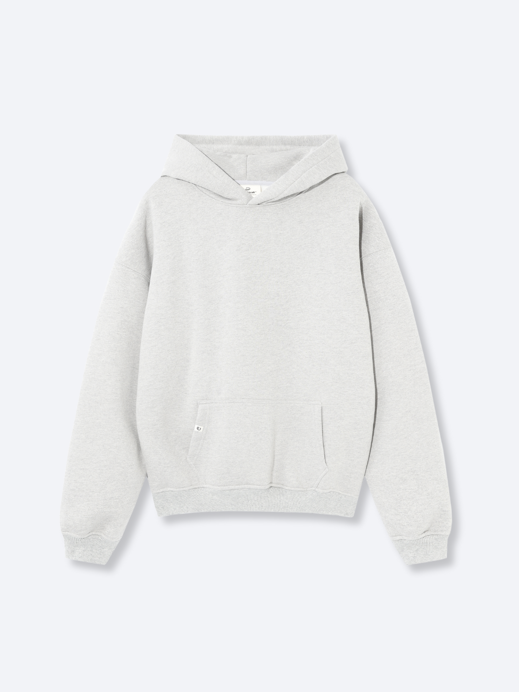 SIGNATURE BASIC HOODIE - HEATHER GREY