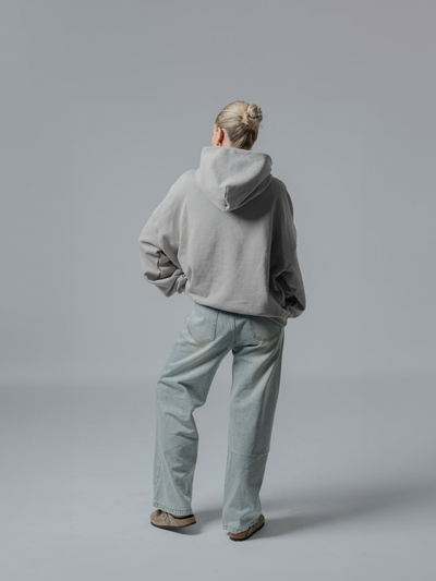 ESSENTIAL BOXY DOUBLE ZIP - GREY