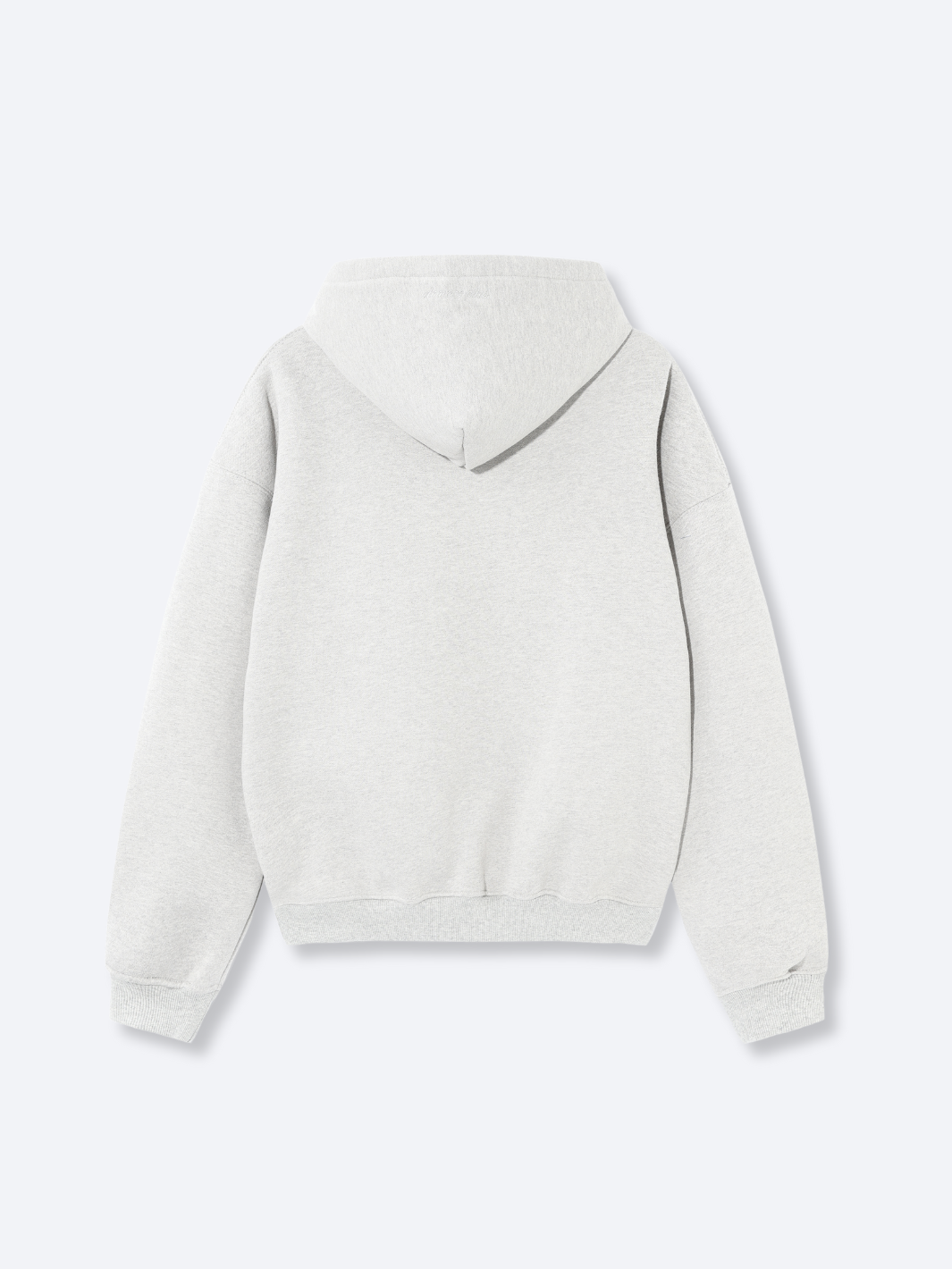 SIGNATURE BASIC HOODIE - HEATHER GREY