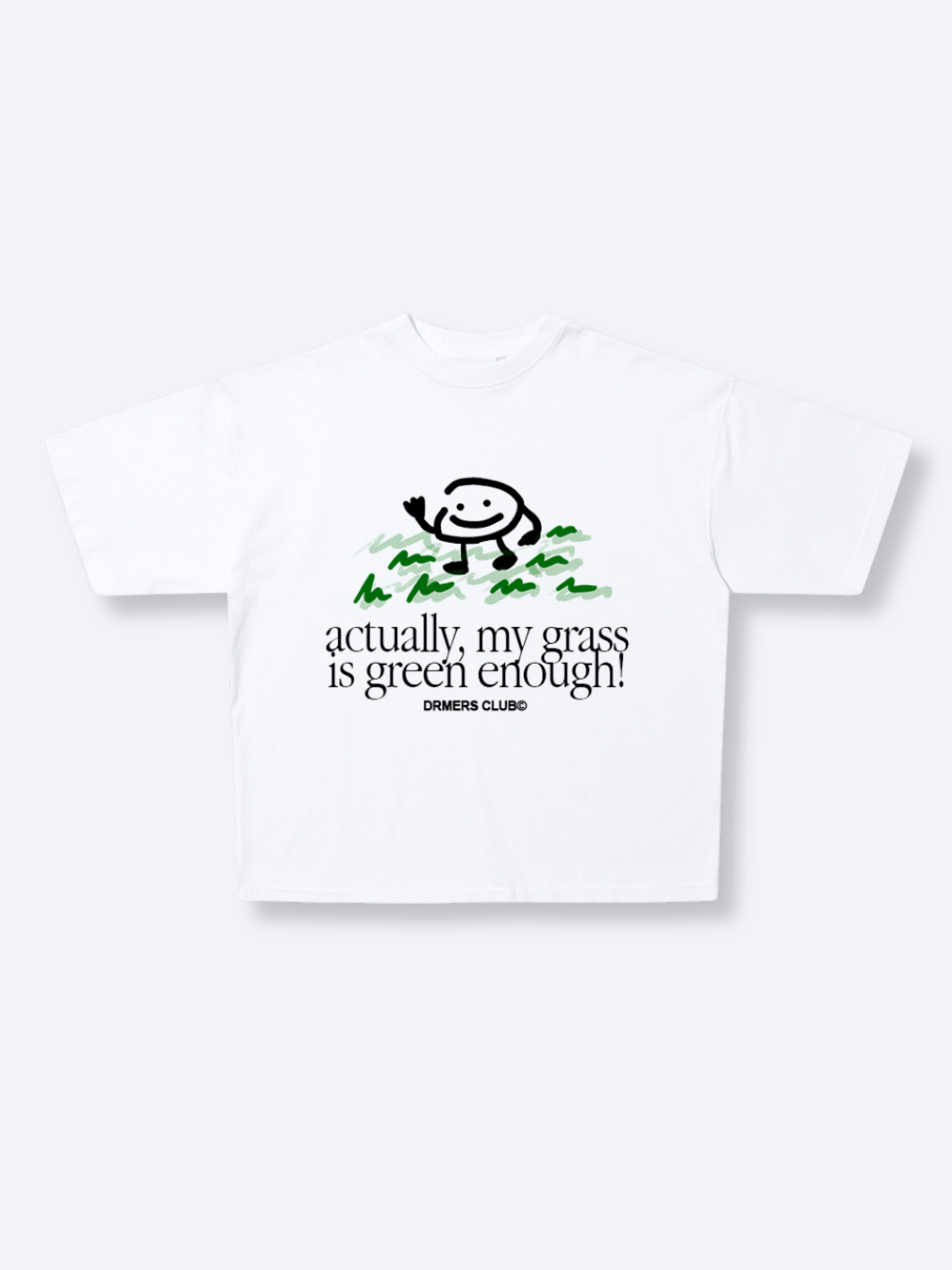 GRASS IS GREEN TEE - WHITE