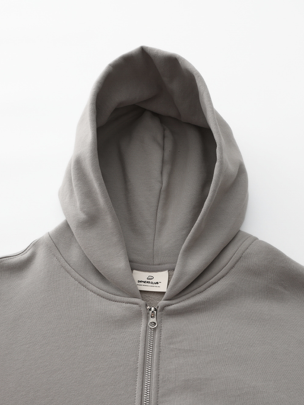 ESSENTIAL BOXY DOUBLE ZIP - GREY