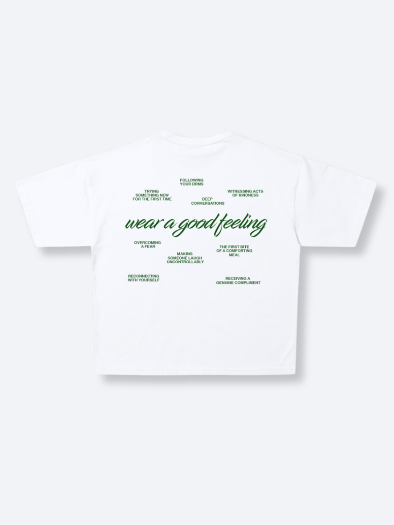 GOOD FEELING TEE - WHITE