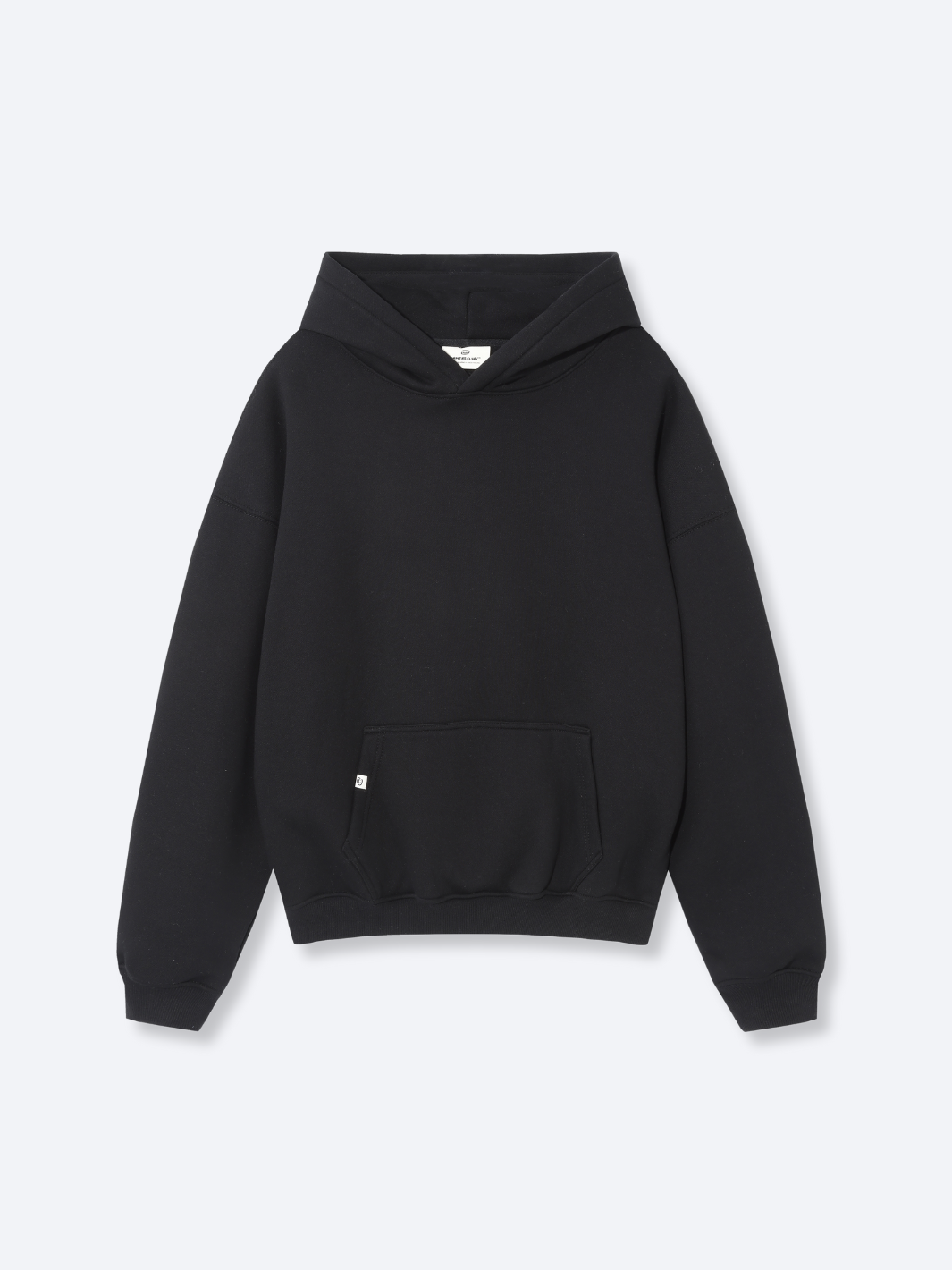 SIGNATURE BASIC HOODIE - BLACK