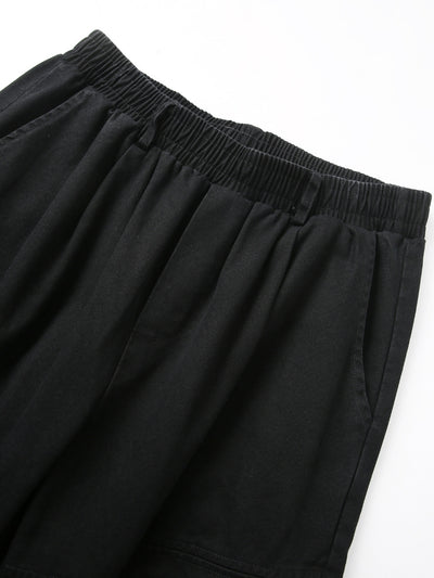 BAGGY CARGO PANTS - BLACK