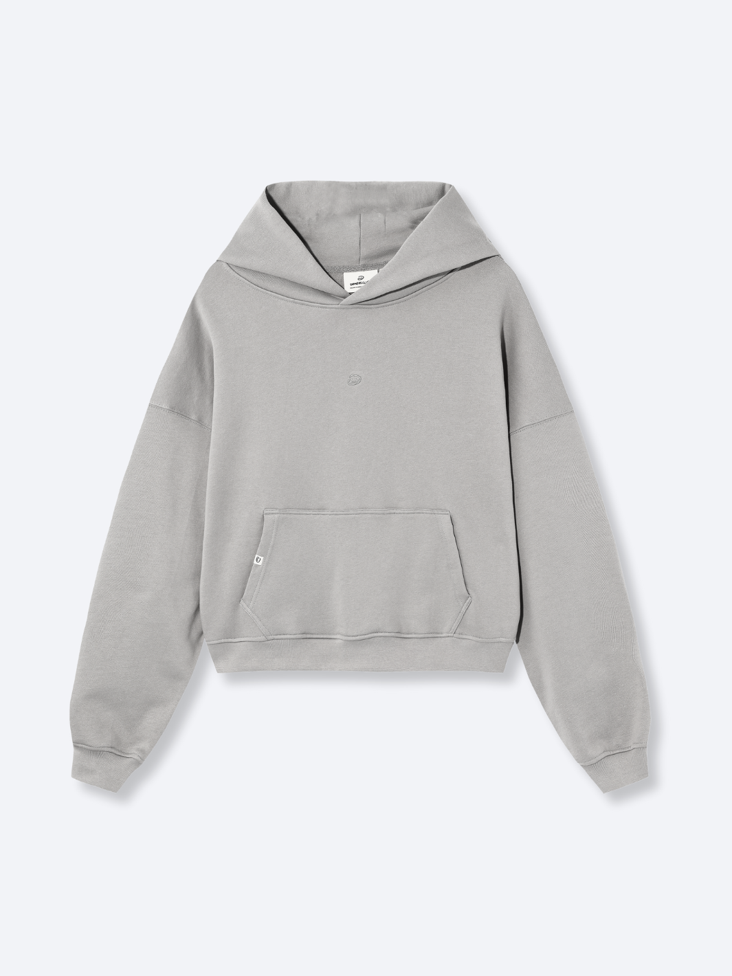 ESSENTIAL BOXY HOODIE - GREY