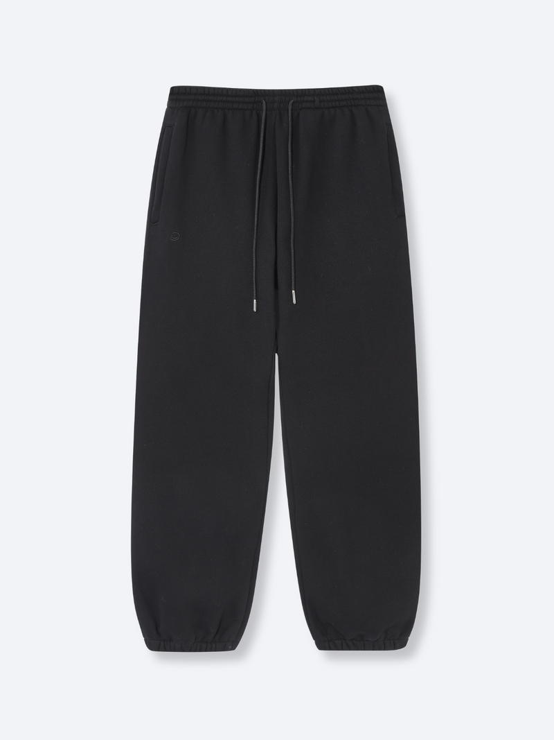 SIGNATURE BASIC SWEATPANTS - BLACK