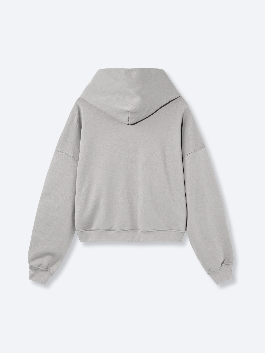 ESSENTIAL BOXY HOODIE - GREY