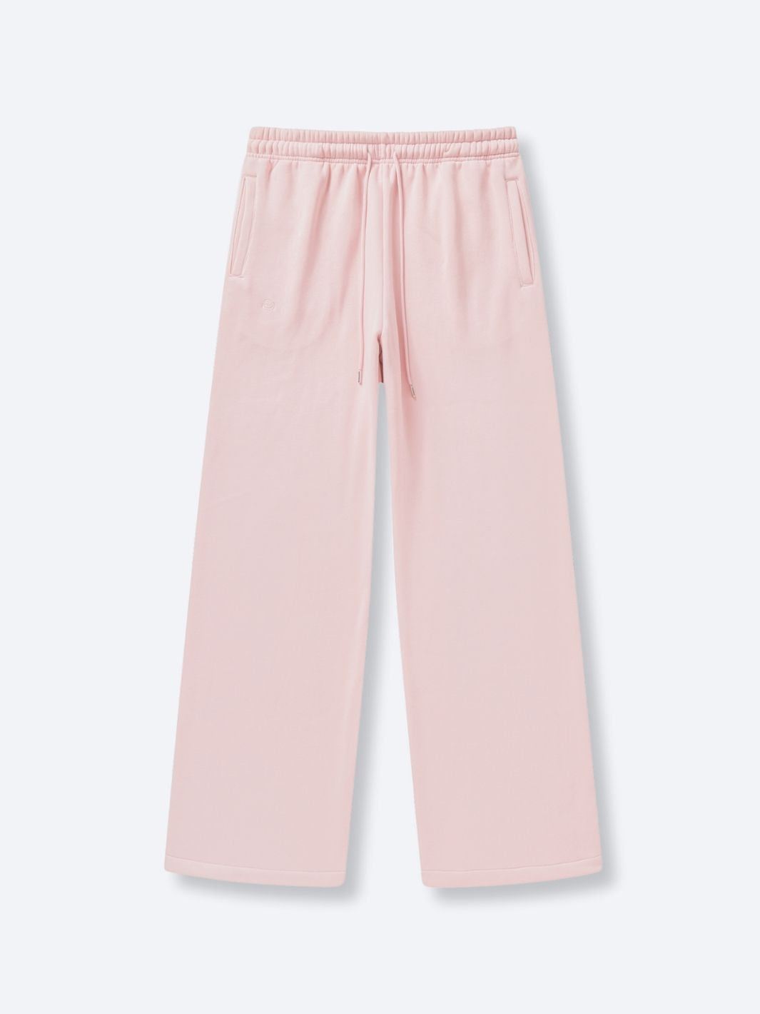 SIGNATURE BASIC STRAIGHT LEG SWEATPANTS - MUTED PINK