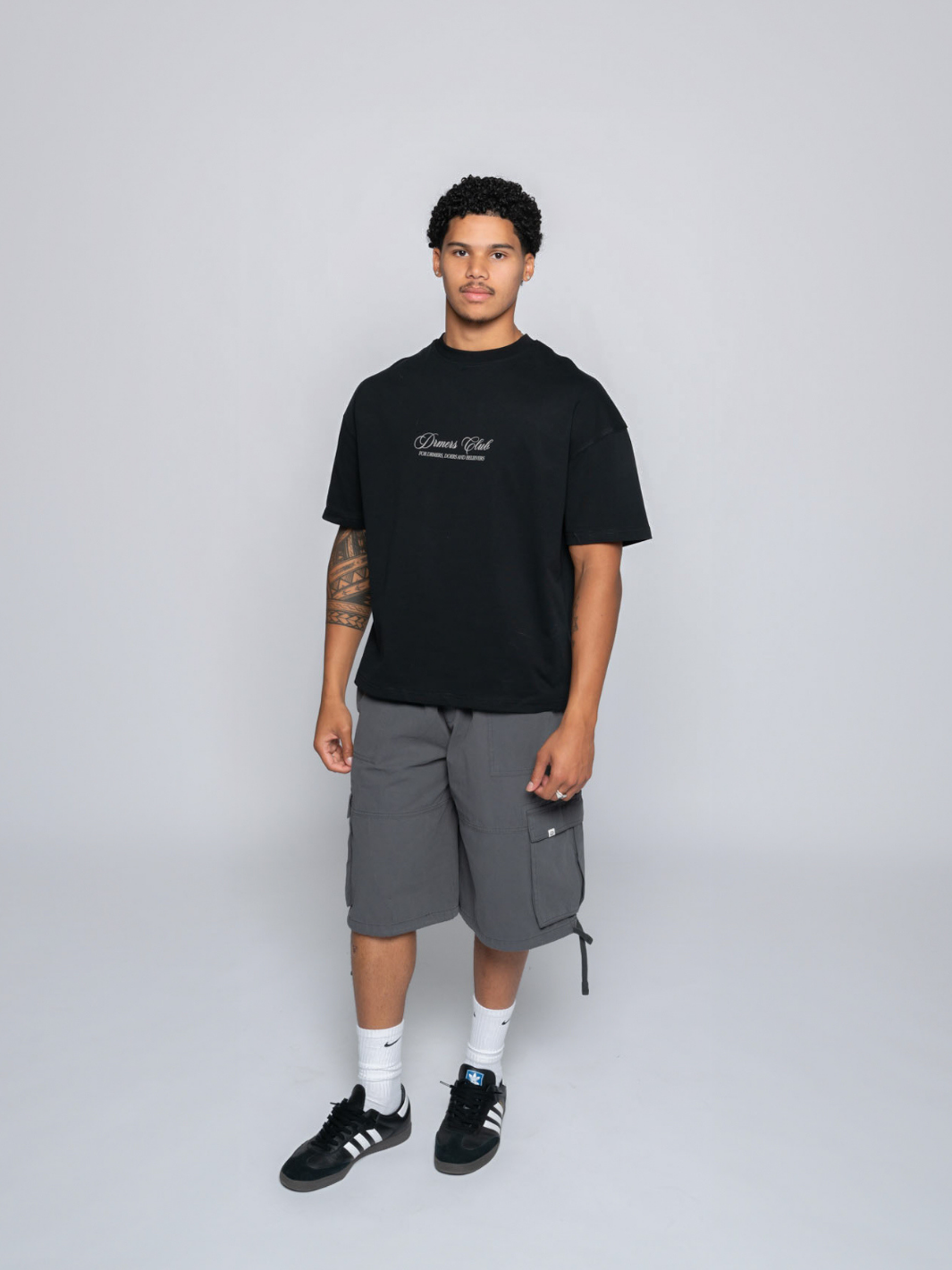 TWO CENTS TEE - BLACK