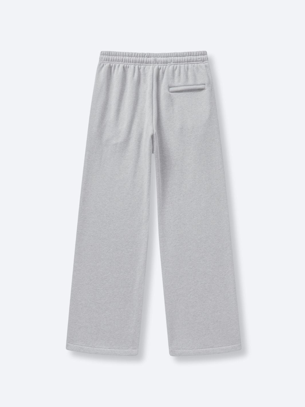 SIGNATURE BASIC STRAIGHT LEG SWEATPANTS - HEATHER GREY