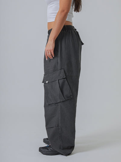 BAGGY CARGO PANTS - GRAPHITE