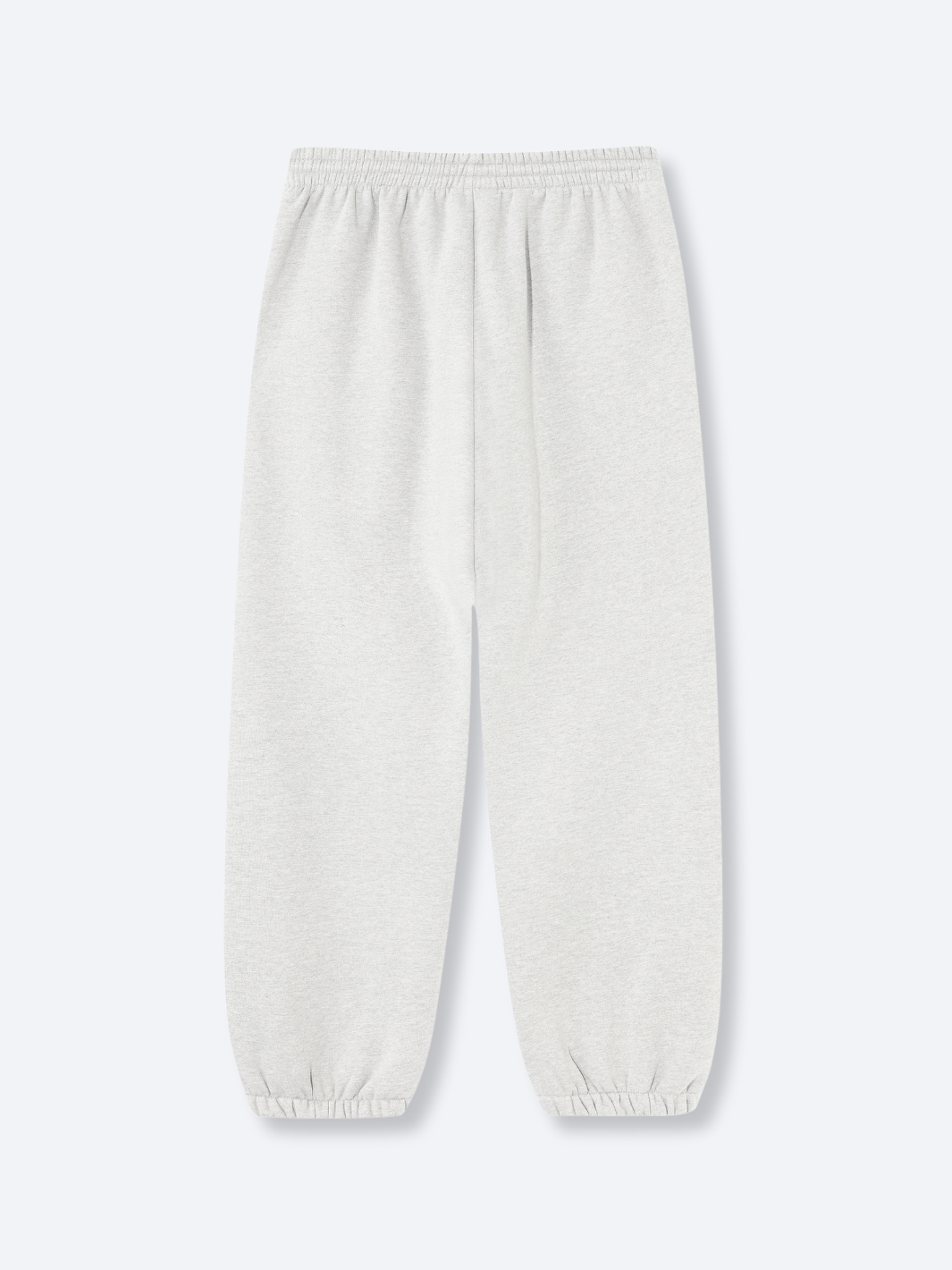 SIGNATURE BASIC SWEATPANTS - HEATHER GREY