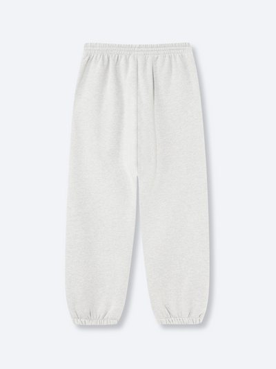 SIGNATURE BASIC SWEATPANTS - HEATHER GREY