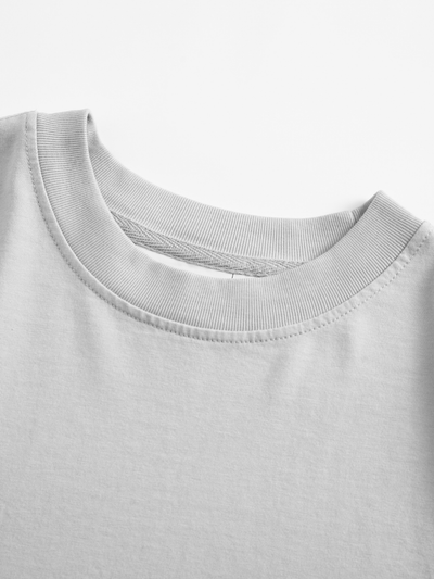 TWO CENTS TEE - LIGHT GREY