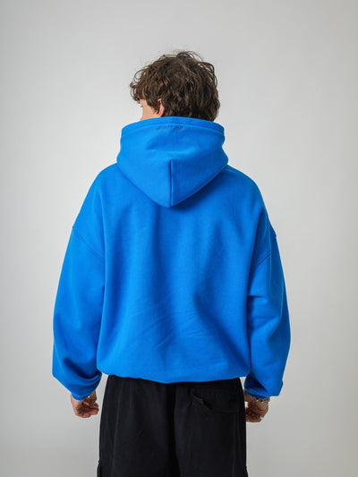 SIGNATURE BASIC HOODIE - ELECTRIC BLUE