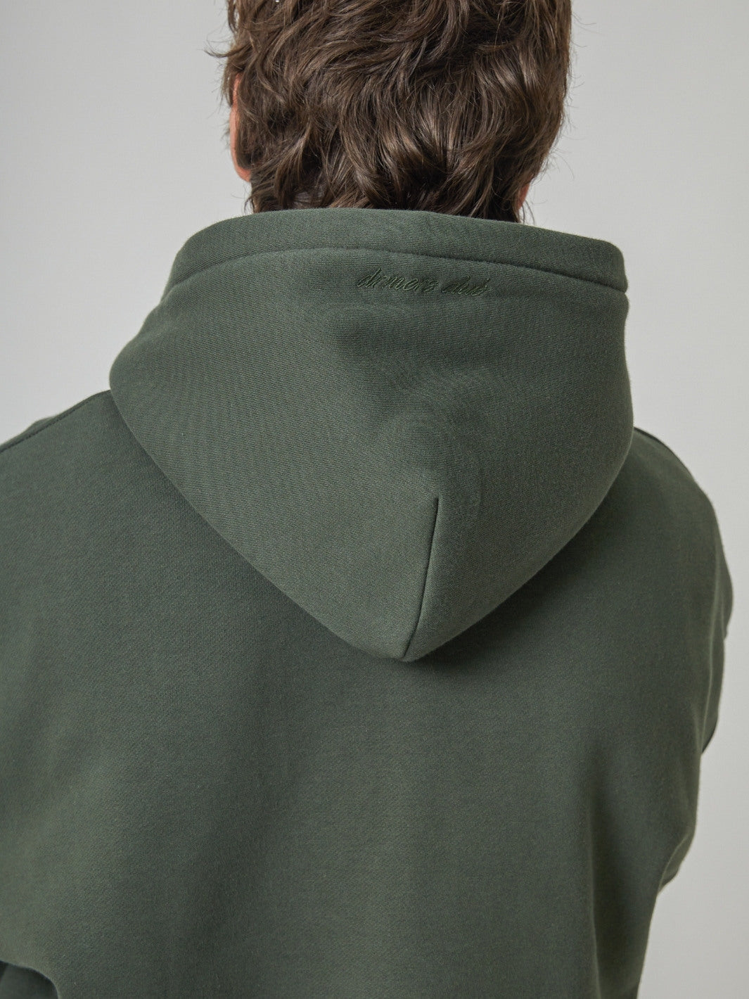 SIGNATURE BASIC HOODIE - MOSS GREEN