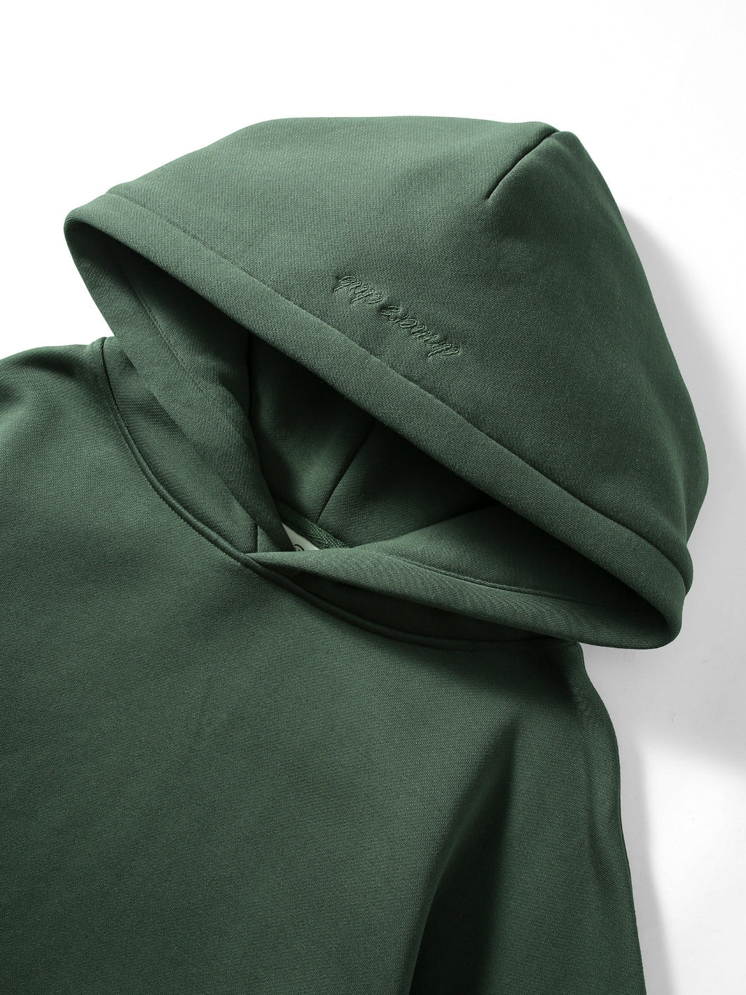 SIGNATURE BASIC HOODIE - MOSS GREEN