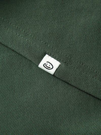 SIGNATURE BASIC HOODIE - MOSS GREEN