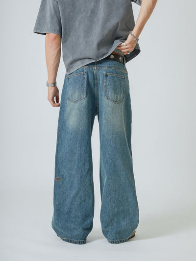 LOOSE FIT JEANS V2 - VINTAGE WASHED BLUE