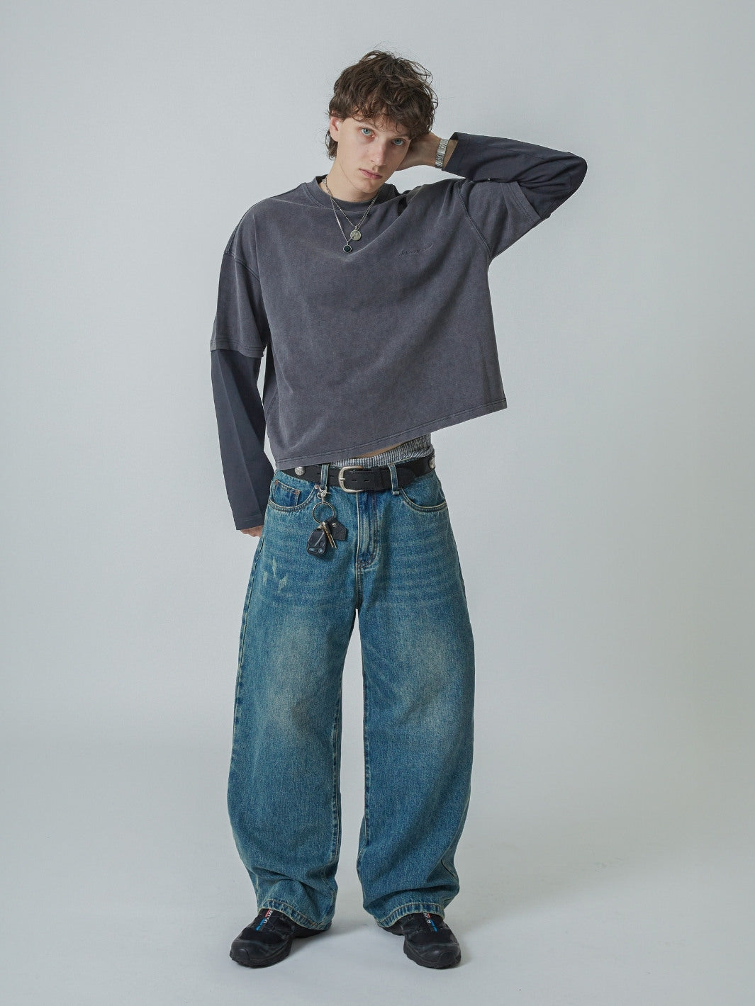 LOOSE FIT JEANS V2 - VINTAGE WASHED BLUE