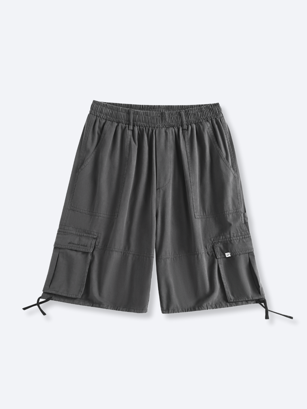 WASHED CARGO SHORTS - GREY