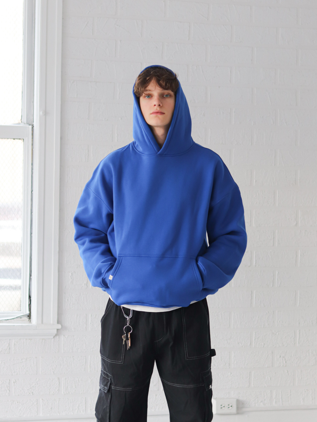 SIGNATURE BASIC HOODIE - COBALT BLUE