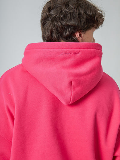 SIGNATURE BASIC HOODIE - HOT PINK