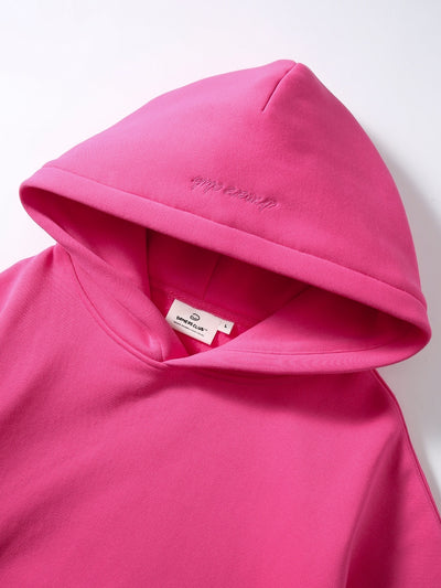 SIGNATURE BASIC HOODIE - HOT PINK