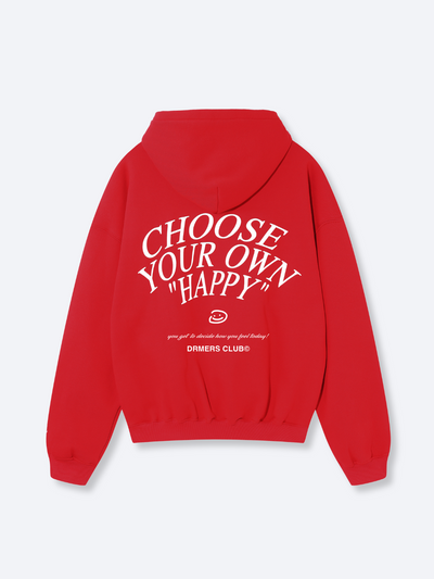 PERSPECTIVE HOODIE - RED