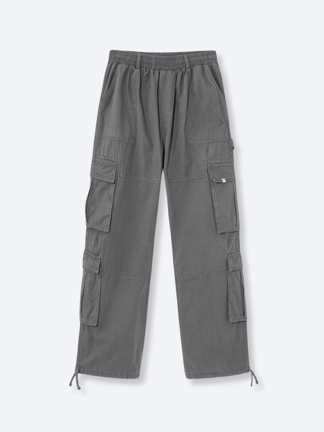 WASHED CARGO PANTS - GREY