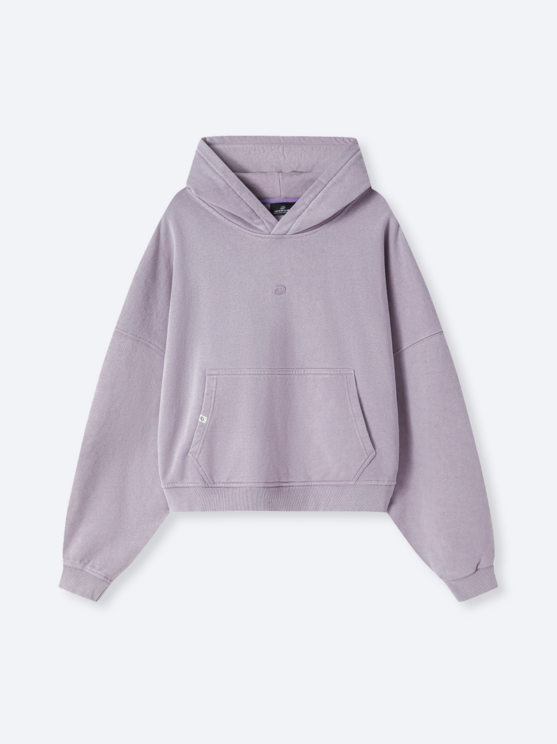 VINTAGE BOXY HOODIE - VIOLET