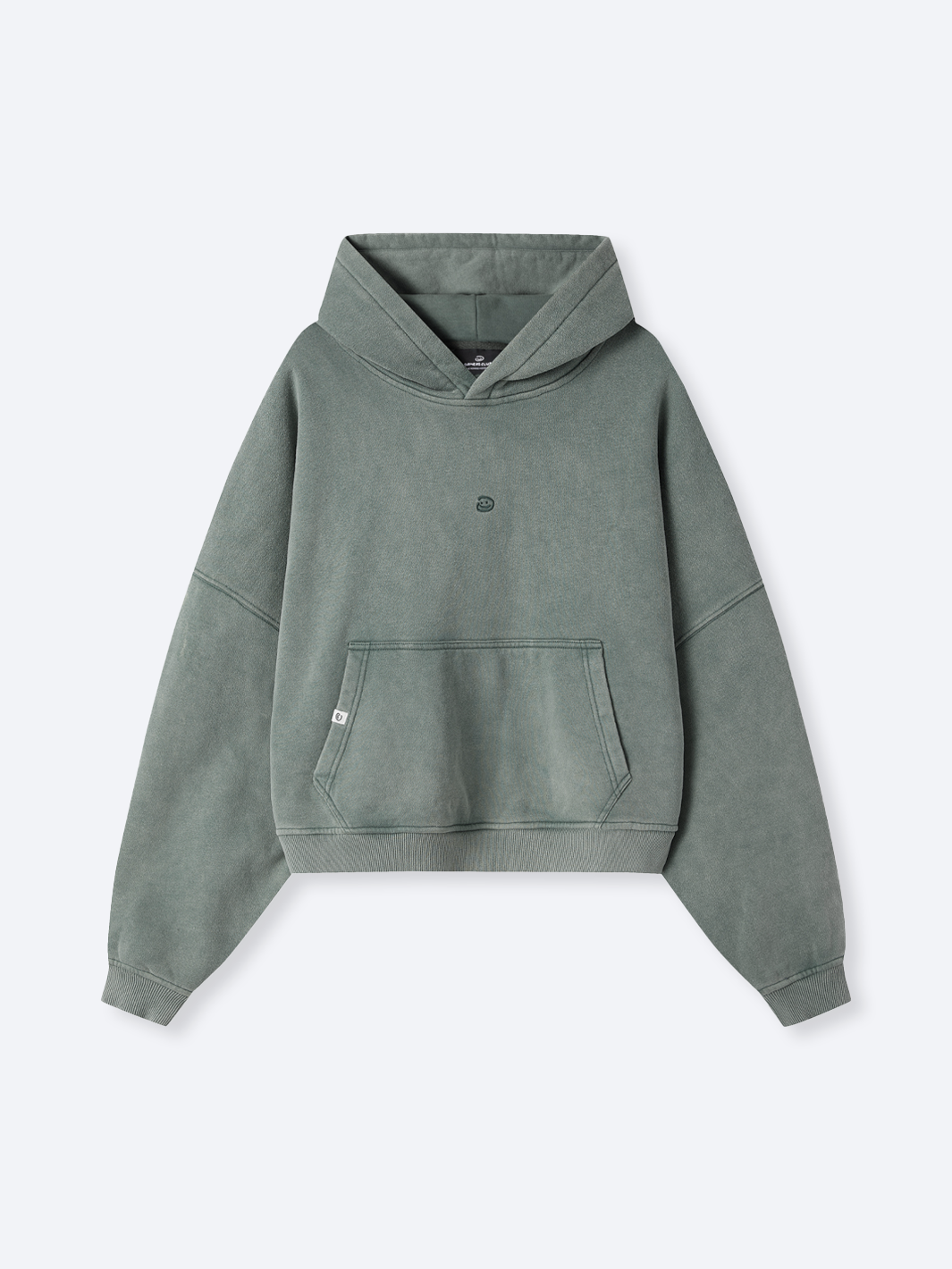 VINTAGE BOXY HOODIE - FADED PINE